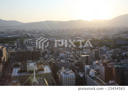 Kyoto, Japan cityscape on sunrise 23454563