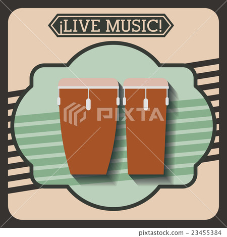 live music frame retro isolated icon design live music frame retro isolated icon design 23455384