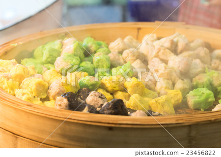Chinese Steamed Dumpling in pot 23456822