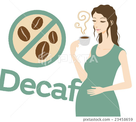 Pregnant women who drink decafé coffee 23458659