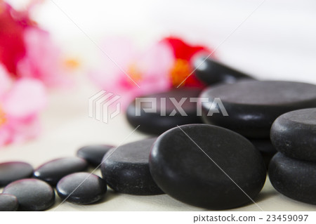 Beauty beauty salon Beauty beauty hot stone Genbu stone white back Beauty beauty salon Beauty beauty hot stone Genbu stone white back 23459097