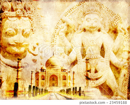 Grunge background with paper texture 23459188