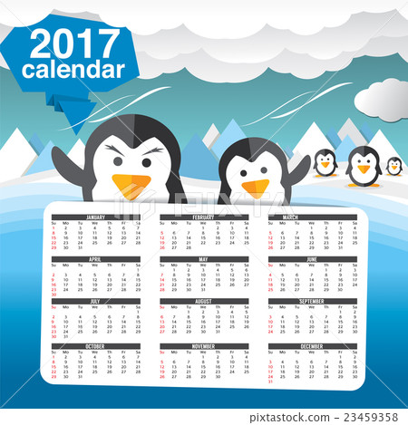 2017 Printable Calendar Starts Sunday. 23459358