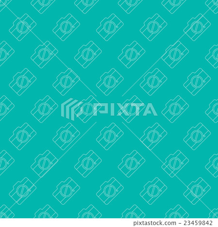 Seamless Simple And Clean Camera Pattern. 23459842
