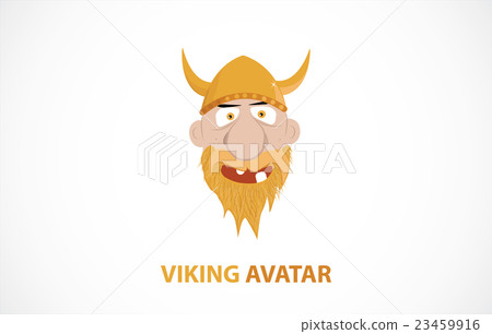 Funny cartoon viking avatar Funny cartoon viking avatar 23459916