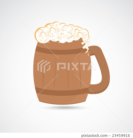 Wooden jug of beer 23459918