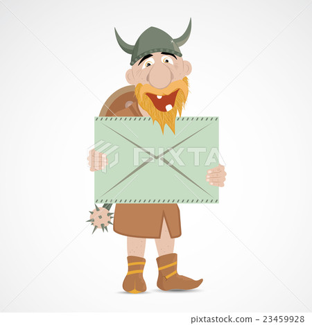 Funny cartoon viking 23459928
