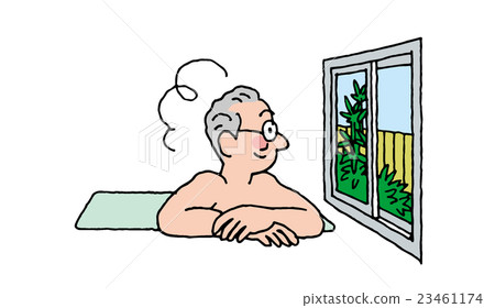 Bathing a grandpa Bathing a grandpa 23461174