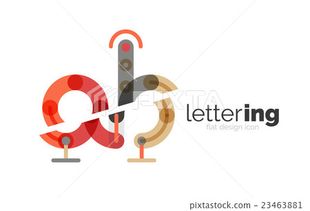 Linear business logo letter 23463881