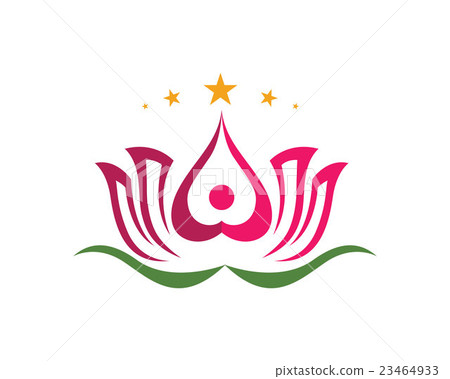 Beauty Vector lotus flowers design logo Template Beauty Vector lotus flowers design logo Template 23464933
