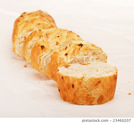 Sliced French Baguette 23468207