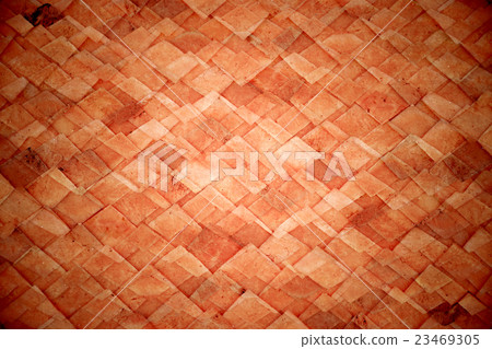 Ceramic wall in native Thai style. 23469305