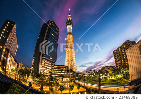 東京天空樹有限公司照明'光彩' 東京天空樹有限公司照明'光彩' 23469389