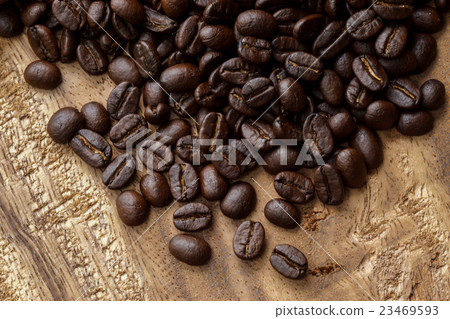 Coffee on wooden background 23469593
