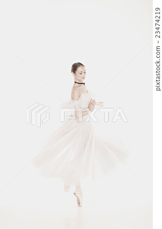 Romantic Beauty. Retro Style ballerinas Romantic Beauty. Retro Style ballerinas 23474219