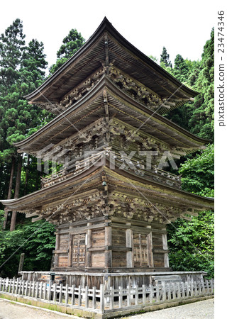 Triple tower of Temple of the mercy and interior 23474346