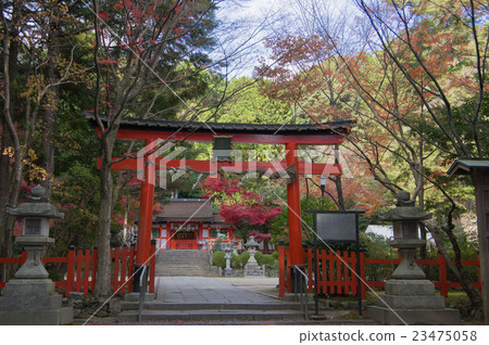Ohgara Shrine in autumn 23475058