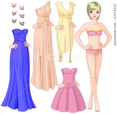 Girl with Evening Dresses 23475352