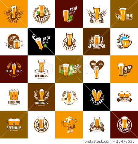 vector beer logo 23475585