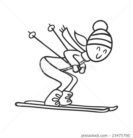 Doodle skier 23475700