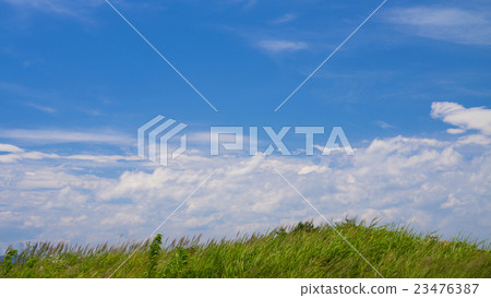 Summer blue sky 16: 9 23476387