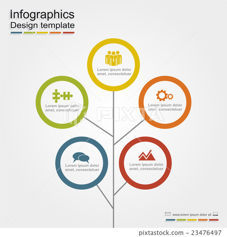 Infographic design template. Vector illustration. 23476497