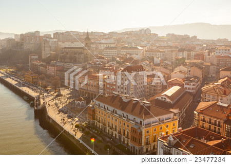 Portugalete Spain, view from the suspension bridge 23477284