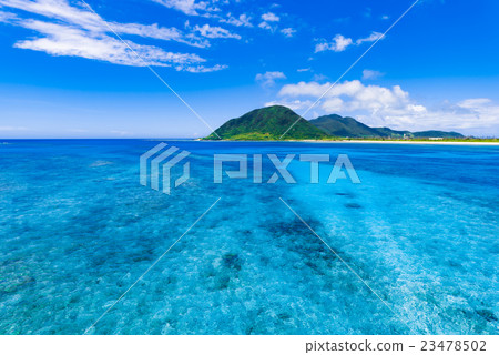 海,景觀,海景,沖繩。 海,景觀,海景,沖繩。 23478502