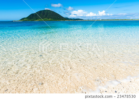 海灘，海，風景，沖繩。 23478530