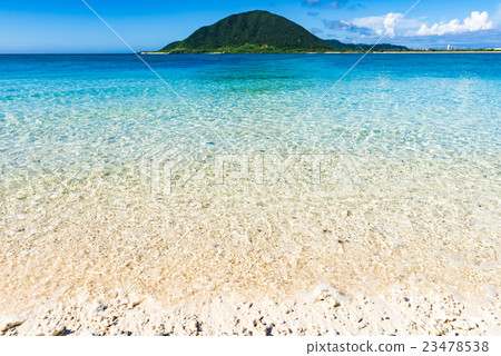 海灘，海，風景，沖繩。 23478538