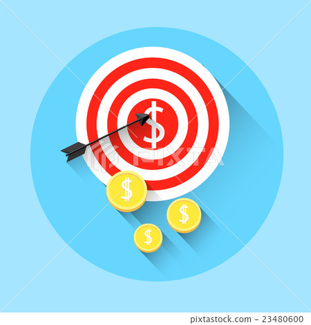 Arrow In Target Money Financial Growth Colorful Arrow In Target Money Financial Growth Colorful 23480600