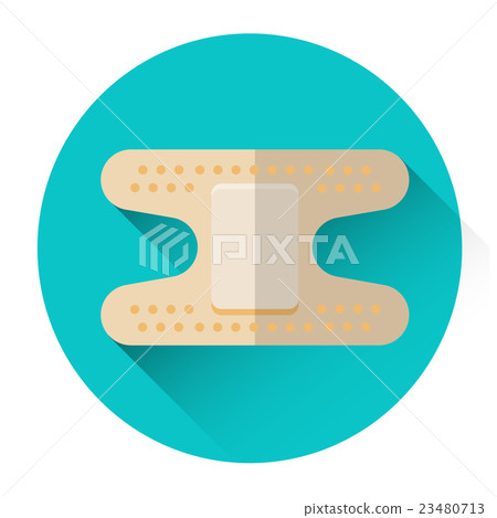 Medical Plaster Icon - Stock Illustration [23480713] - PIXTA