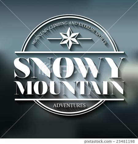 mountain frame with blur background isolated icon mountain frame with blur background isolated icon 23481198