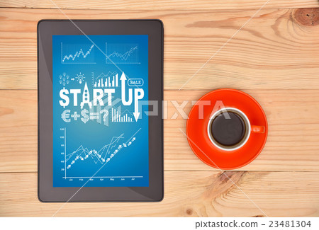 tablet with start up scheme tablet with start up scheme 23481304