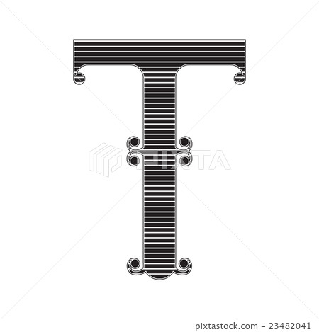 The vintage style letter A The vintage style letter A 23482041