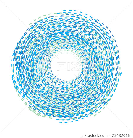 Abstract background. Circle dotted line. Blue Abstract background. Circle dotted line. Blue 23482046