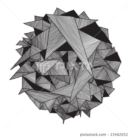 Abstract geometric pattern vintage retro triangle Abstract geometric pattern vintage retro triangle 23482052