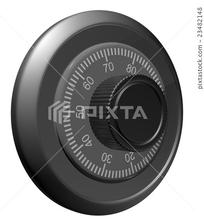 Safe combination lock. Knob with figures 23482148