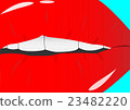 Sexual red lips 23482220