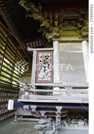 Shoji Shoji的Shinto Shinjin神社熱田神社雕塑精彩的神社是國家重要的文化財產 23484493