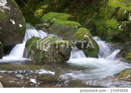 Mountain stream - Red Eyes Shiki Waterfall 23484889