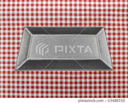 the plate on checkered tablecloth the plate on checkered tablecloth 23486550