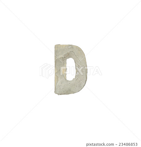 The d letter cement texture 23486853