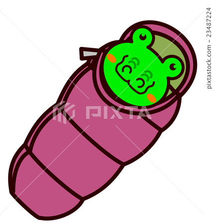 Animal series entering sleeping bags 23487224