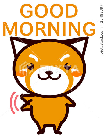 Stock Illustration: good morning, greeting, get up