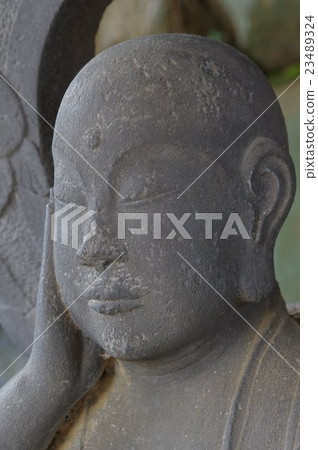 Shinshu Okaya Dokoji Takumi Moriya Sadaharu or Luo Junzo Jizo Takashi His head overlooking vertical Okaya City Cultural Property Designation 23489324