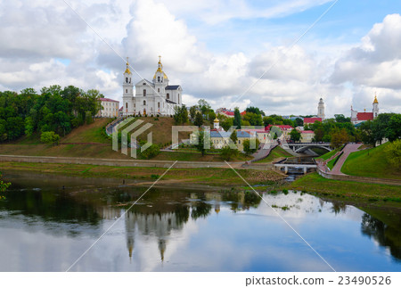Historic center of Vitebsk over Western Dvina Historic center of Vitebsk over Western Dvina 23490526