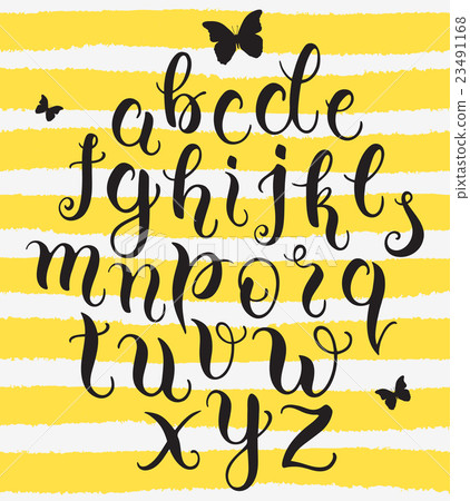 Hand drawn abc letters - Stock Illustration [23491168] - PIXTA