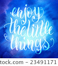 Hand lettering typography poster design template 23491171