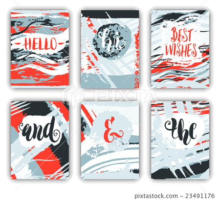 Creative universal cards set Creative universal cards set 23491176